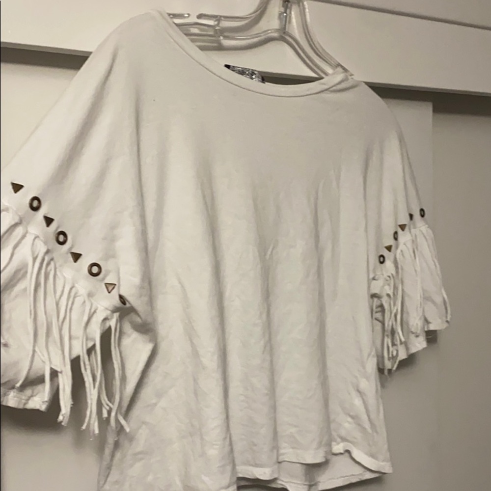 Hippie Chic White crop top